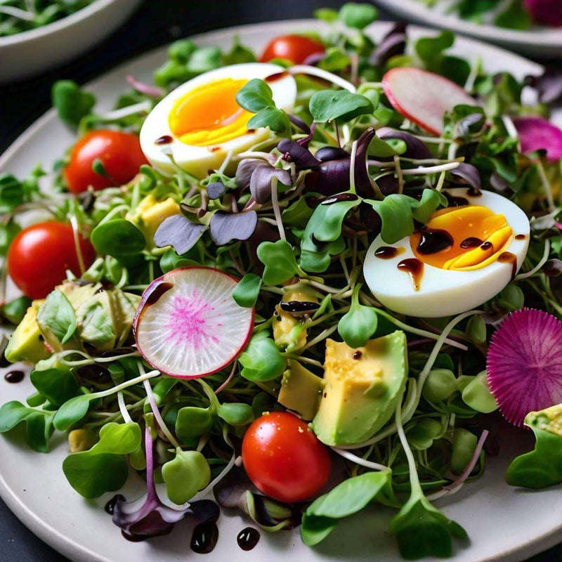 Some microgreens salad